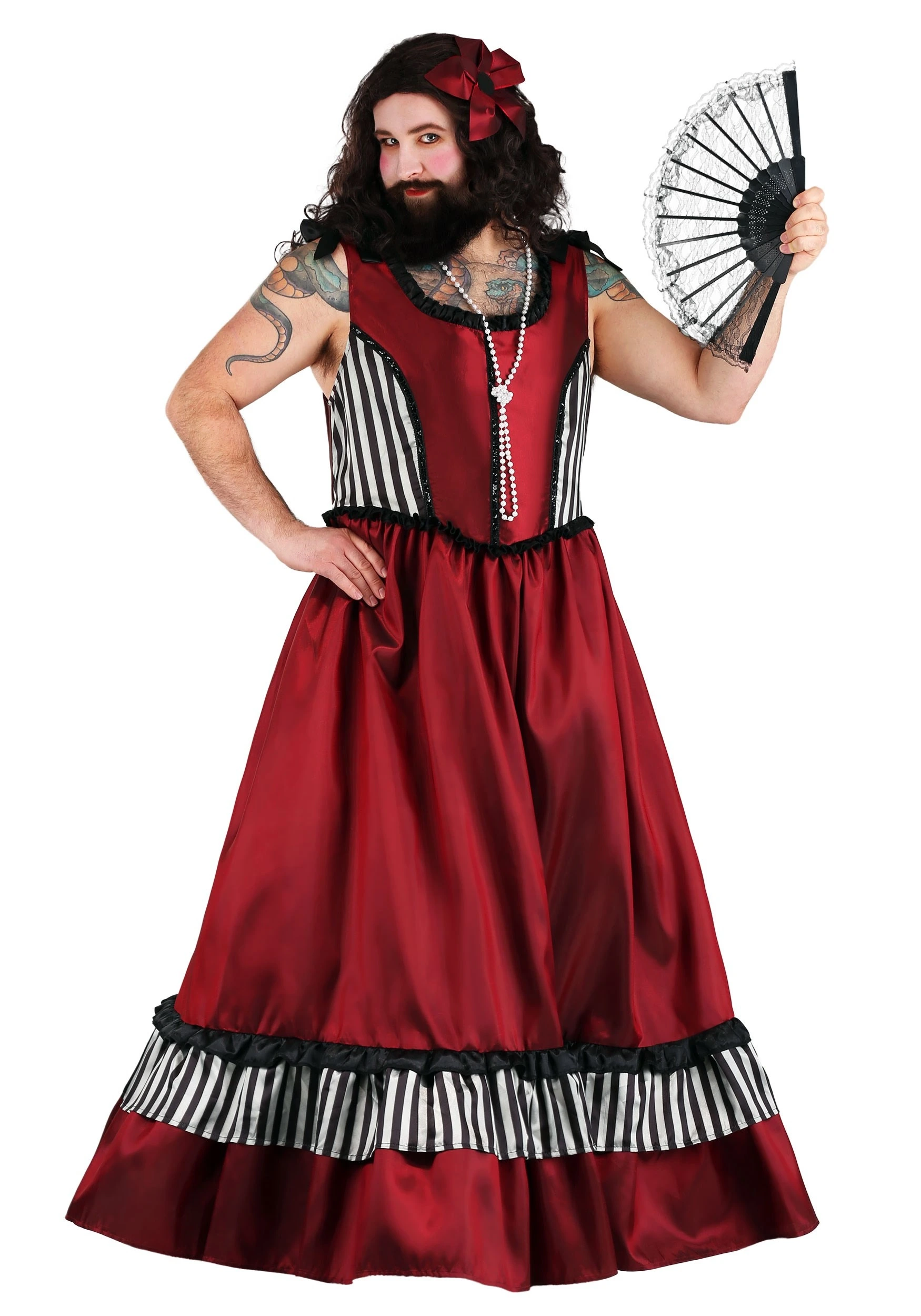 Bearded Woman Adult Costume