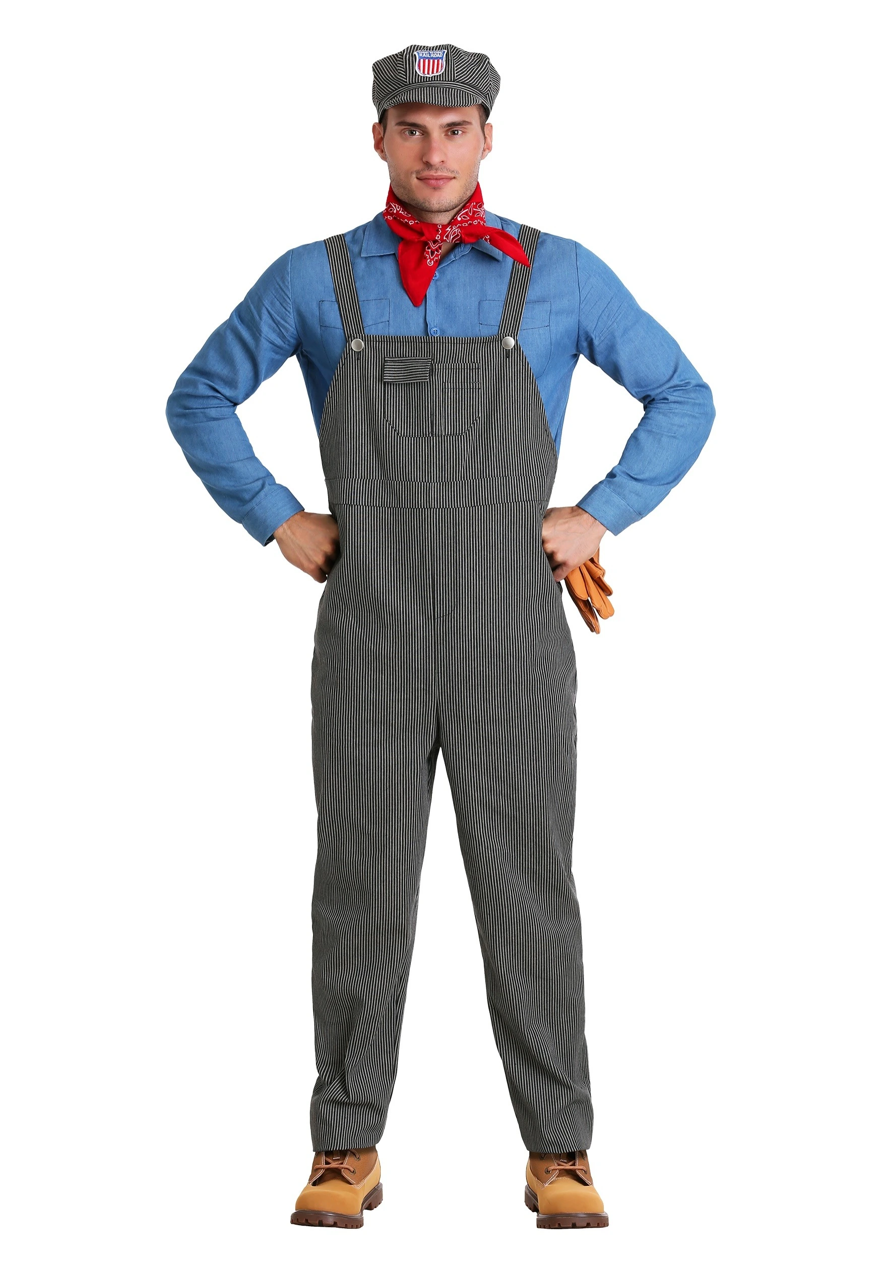 Plus Size Train Engineer Adult Costume