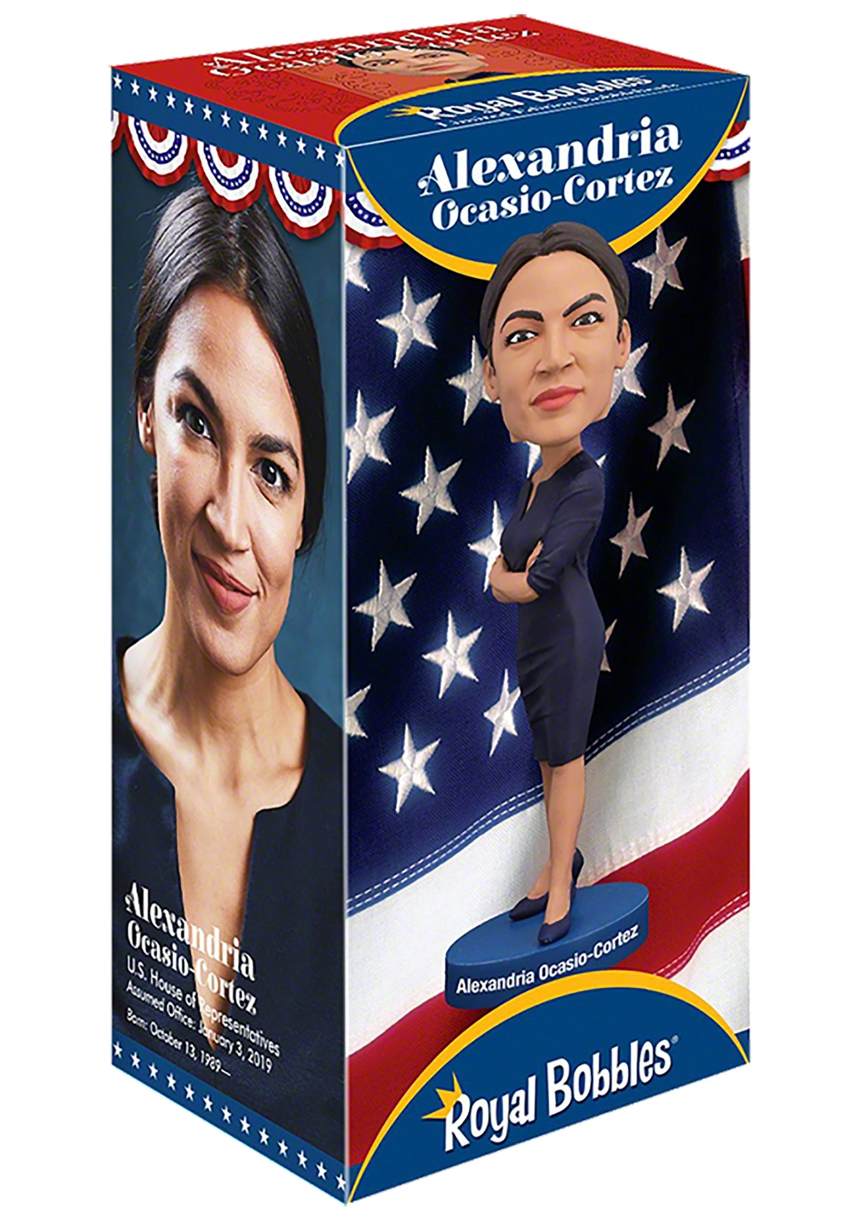 Alexandria Ocasio Cortez Bobble Head Collectible - Image 2