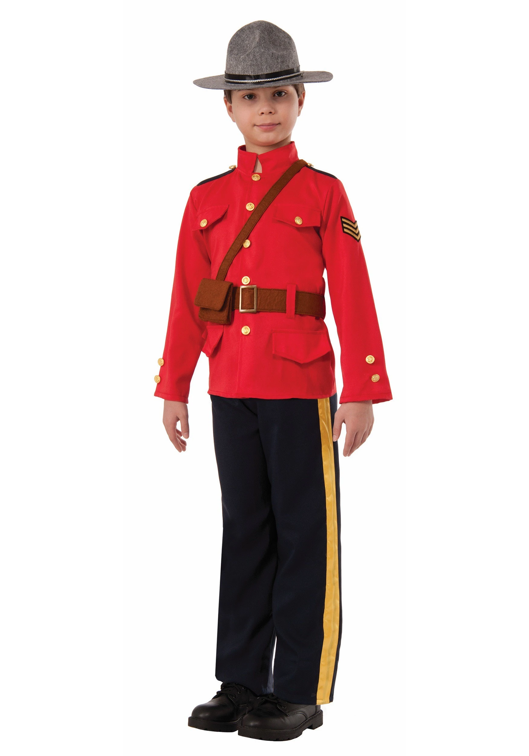 Canadian Mountie Costume For Boys