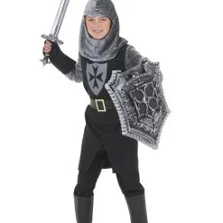 Black Knight Costume For Children