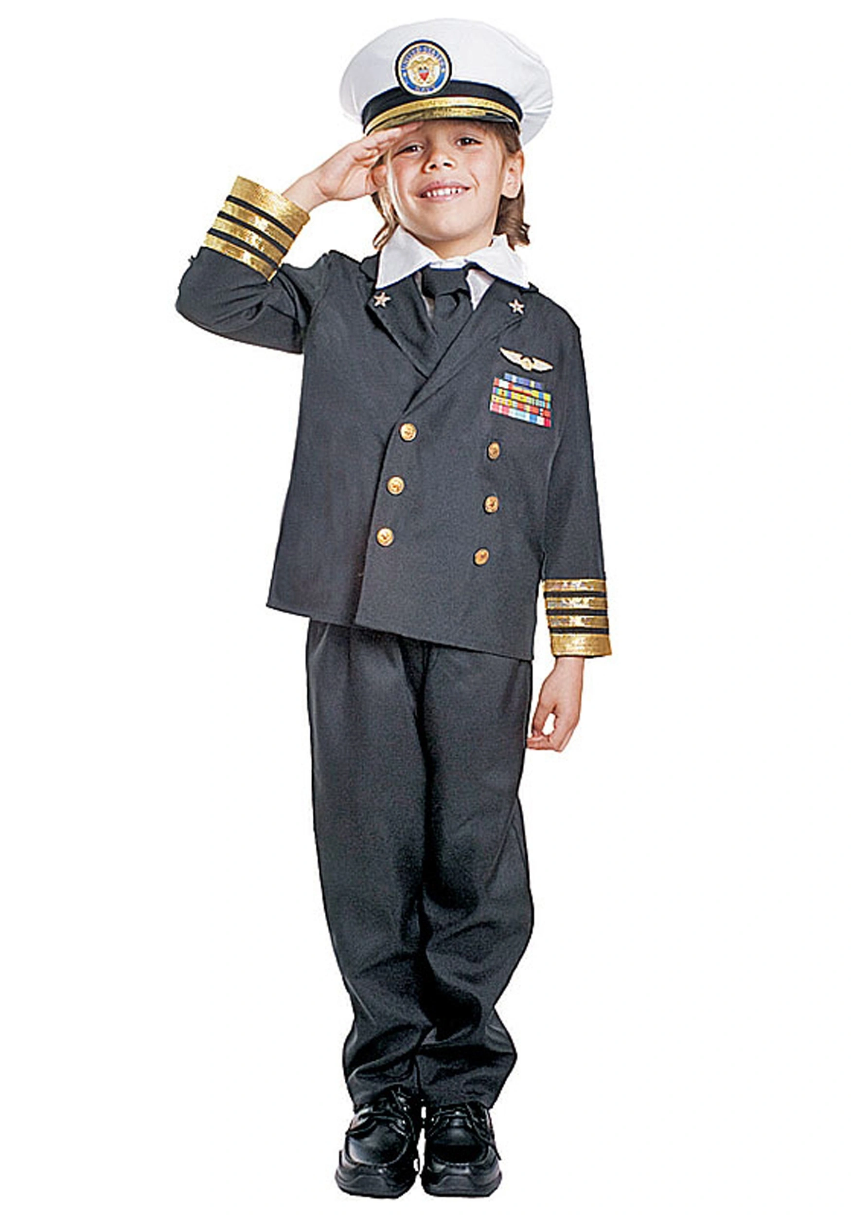 Navy Admiral Costume For Children