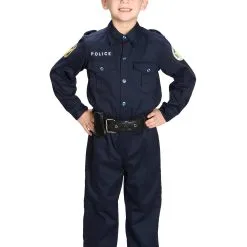 Boy's Deluxe Police Officer Costume