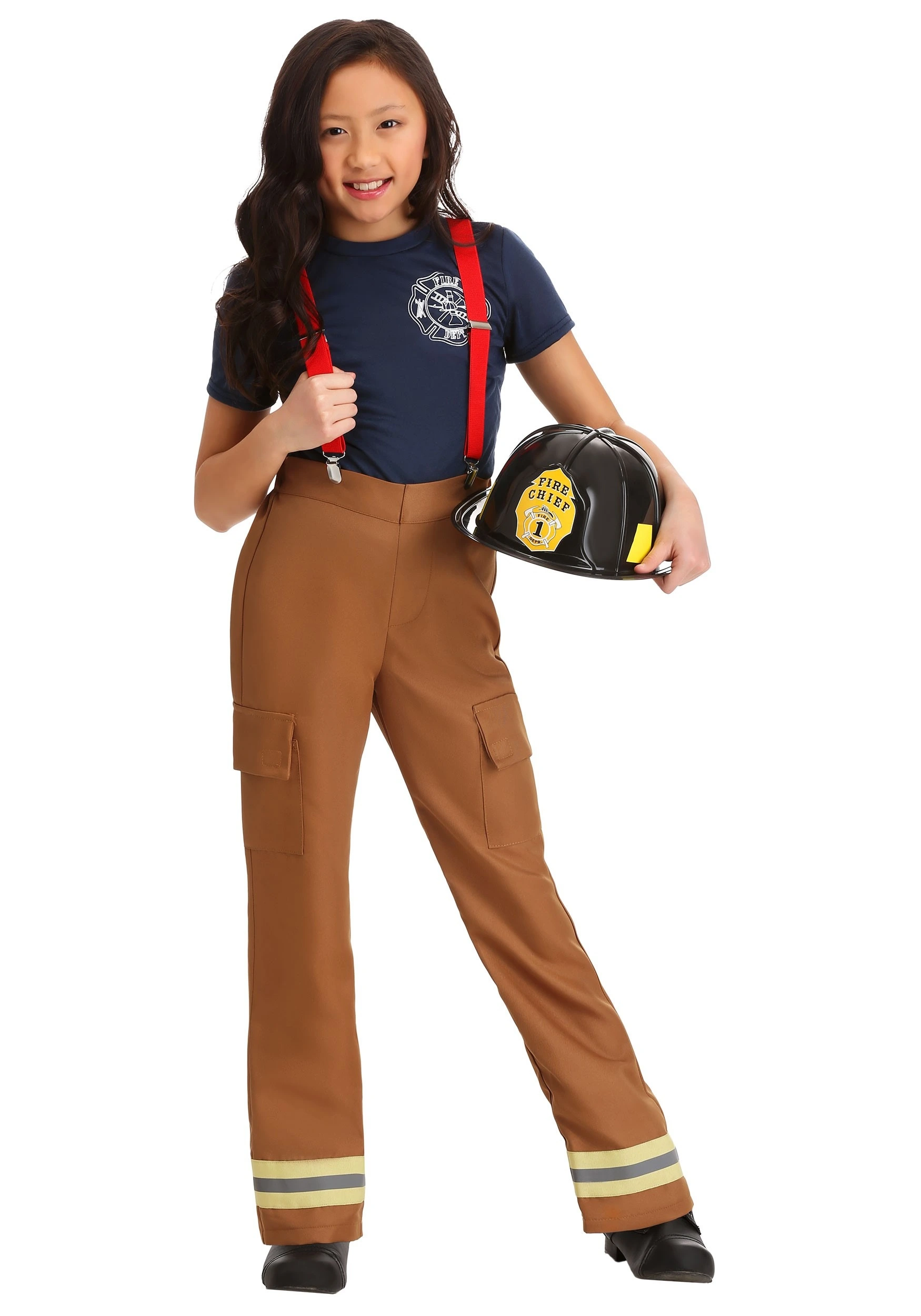 Girl's Fire Fighters Captain Costume