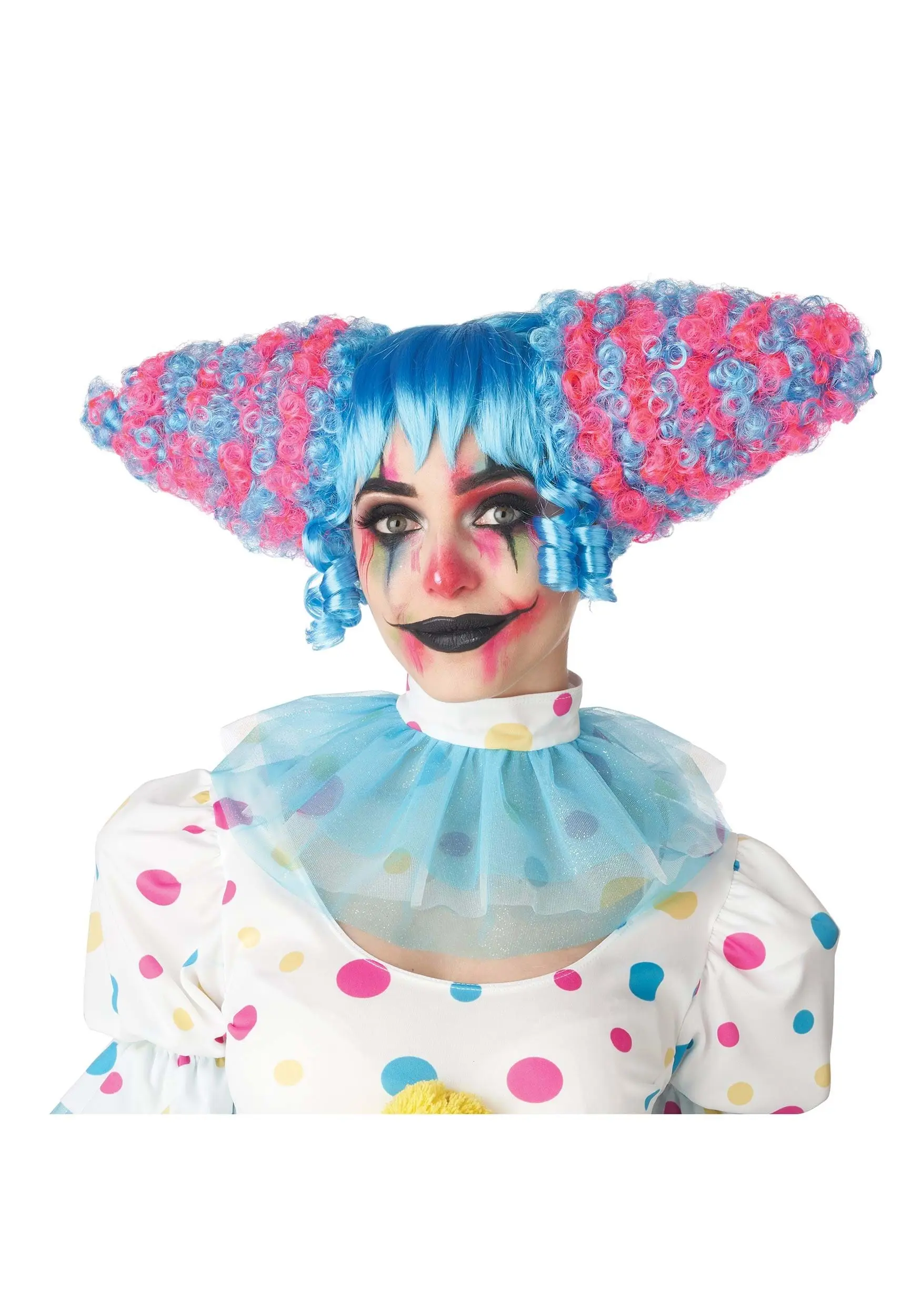 Clown Funhouse Cotton Candy Wig