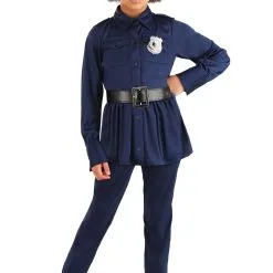 Cop Pants Costume For Girls
