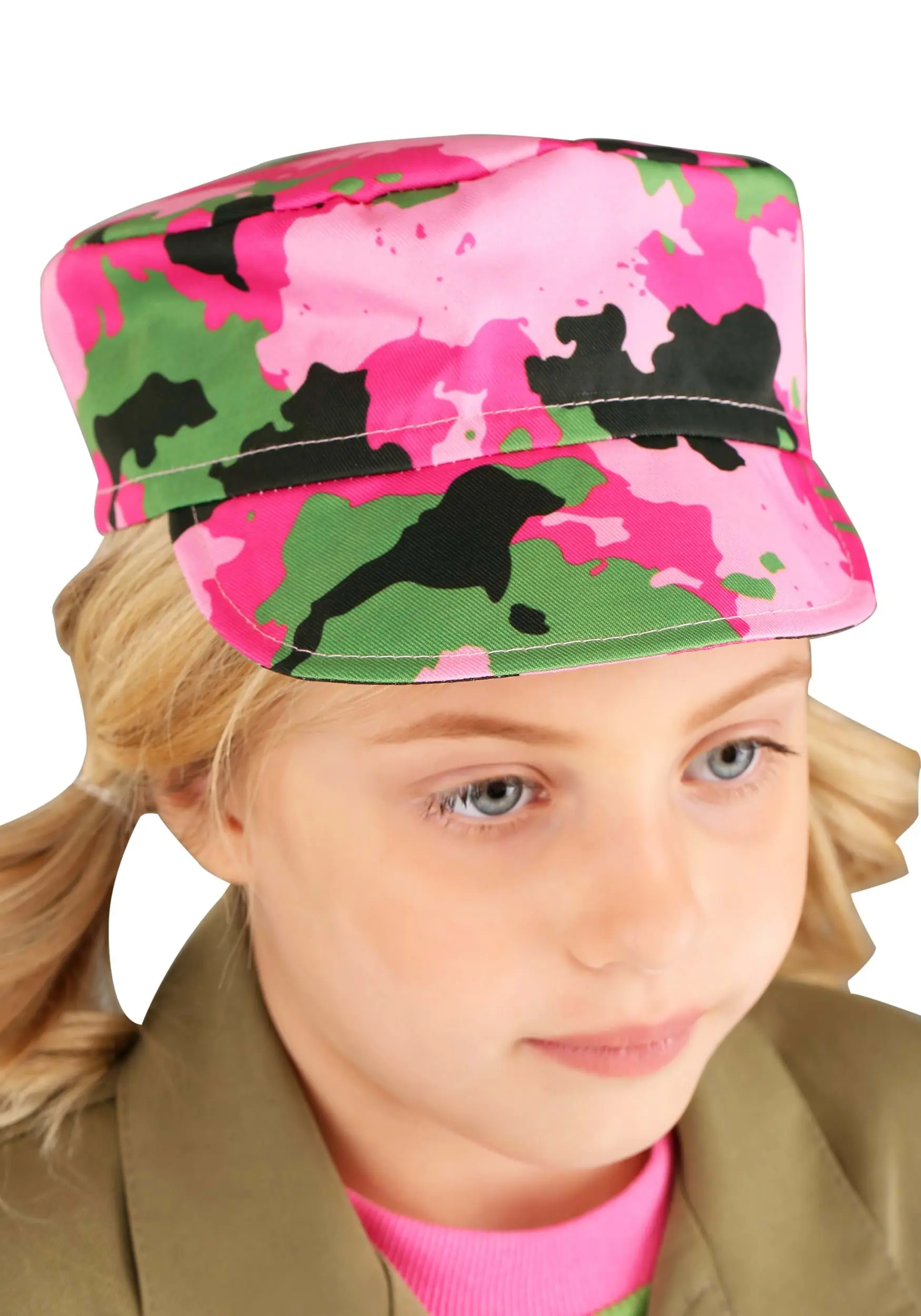 Pink Camo Army Costume For Girl's - Image 8