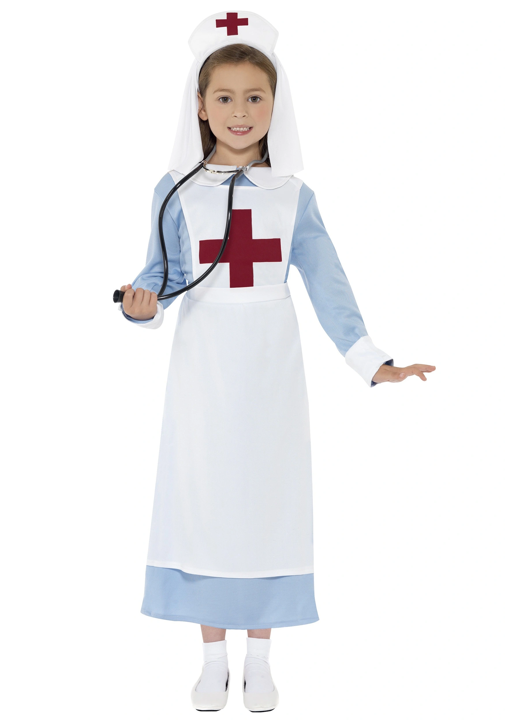 WWI Nurse Costume For Girls
