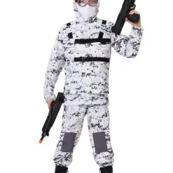 Winter Camo Soldier Costume For Kids