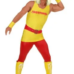 WWE Plus Size Hulk Hogan Costume For Men