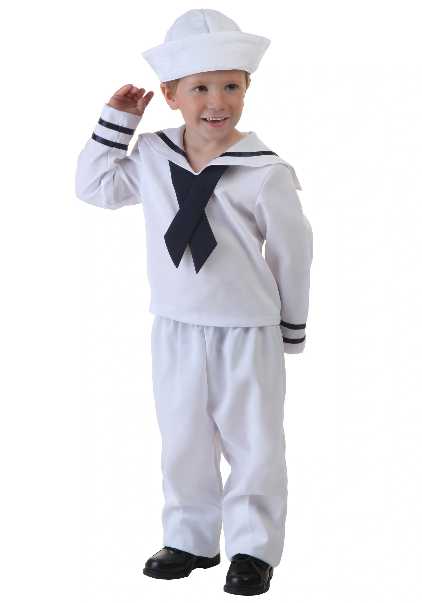 White Toddler Old School Sailor Costume