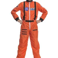 Orange Astronaut Kids Jumpsuit