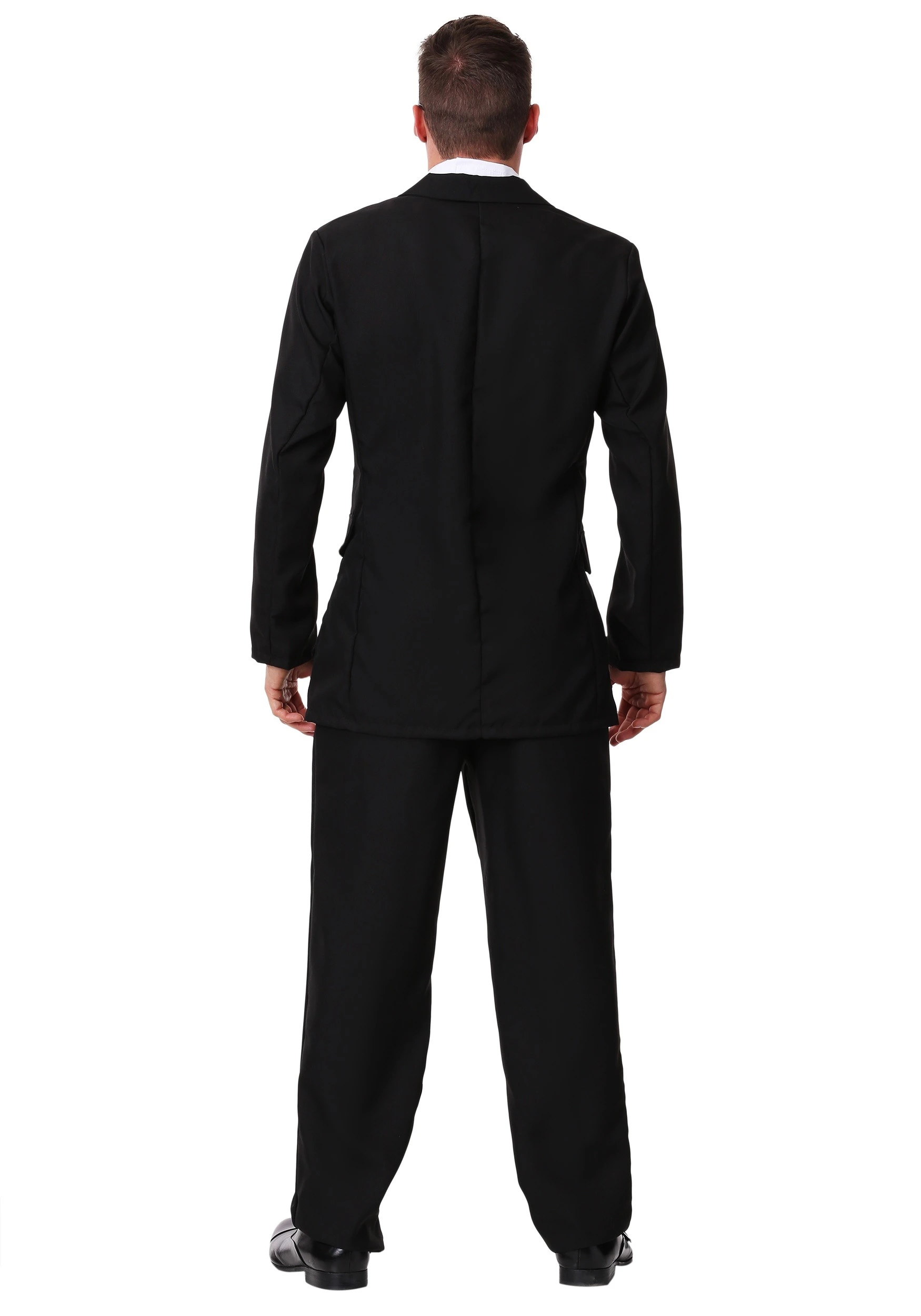 Plus Size Men's Black Suit Costume - Image 2
