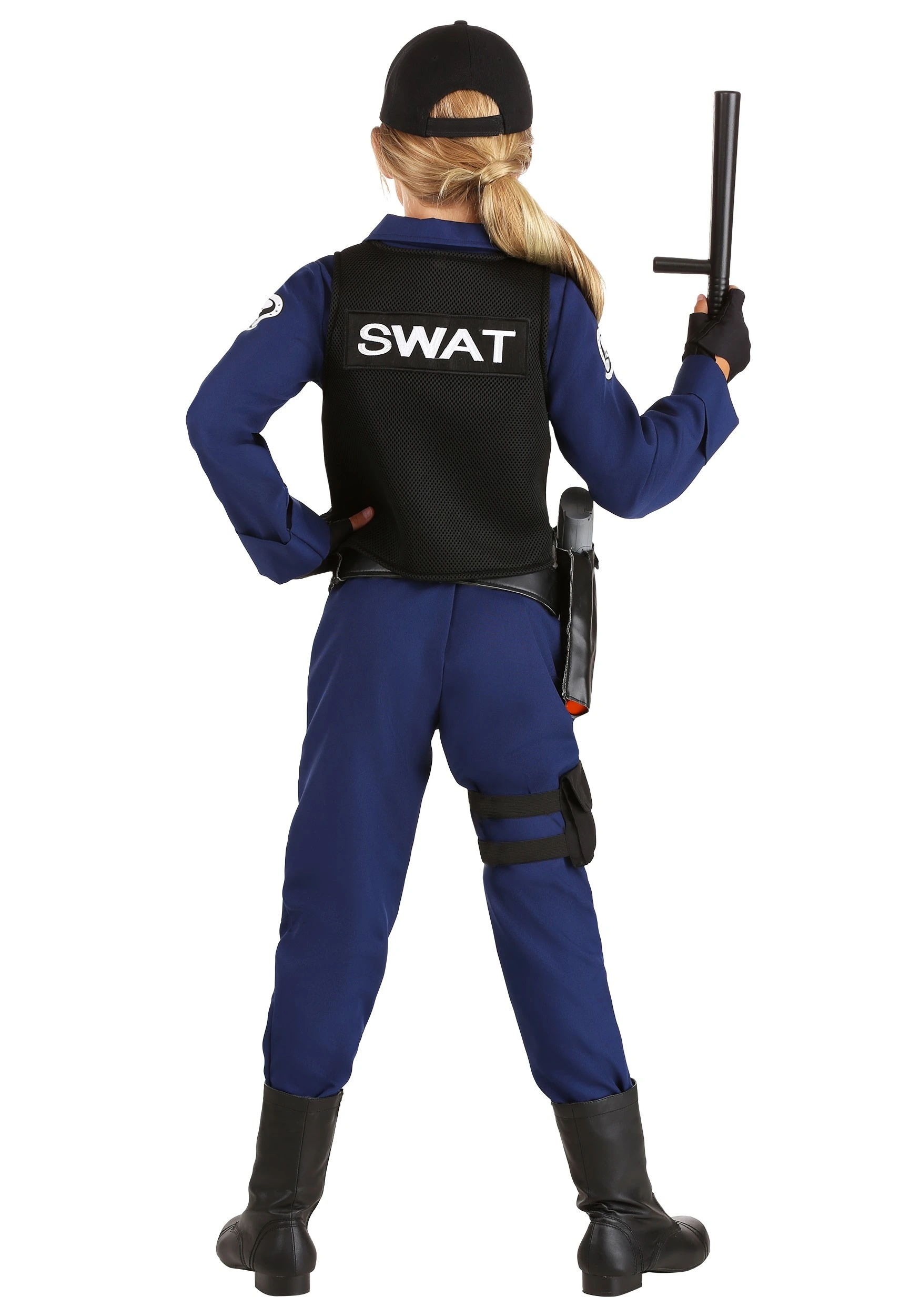 Girl's Police SWAT Costume - Image 2
