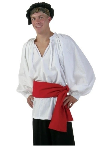 Adult Red Renaissance Sash - Image 2