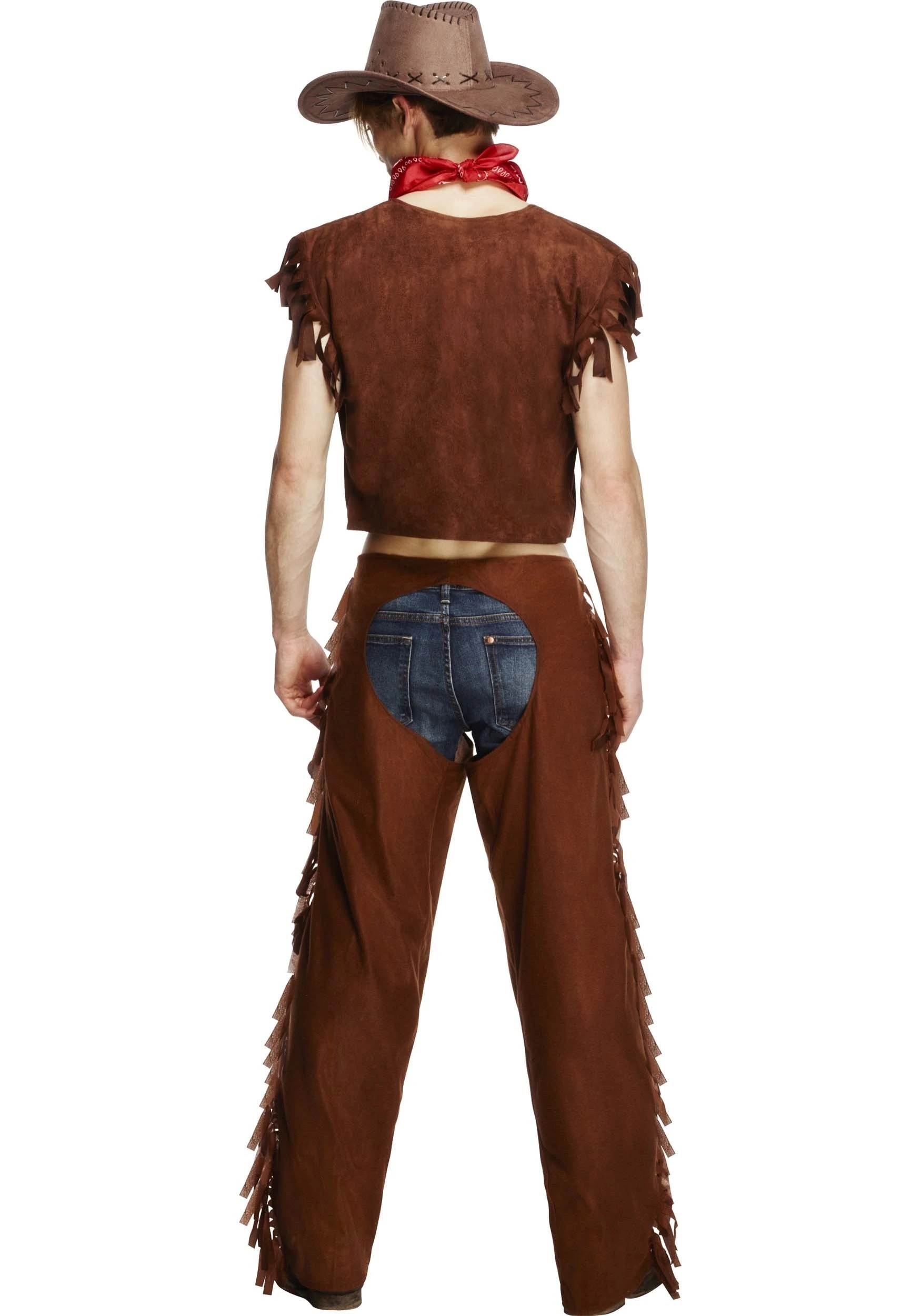 Sexy Men's Cowboy Costume - Image 2