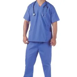 Men's Surgeon Scrubs Plus Size Costume