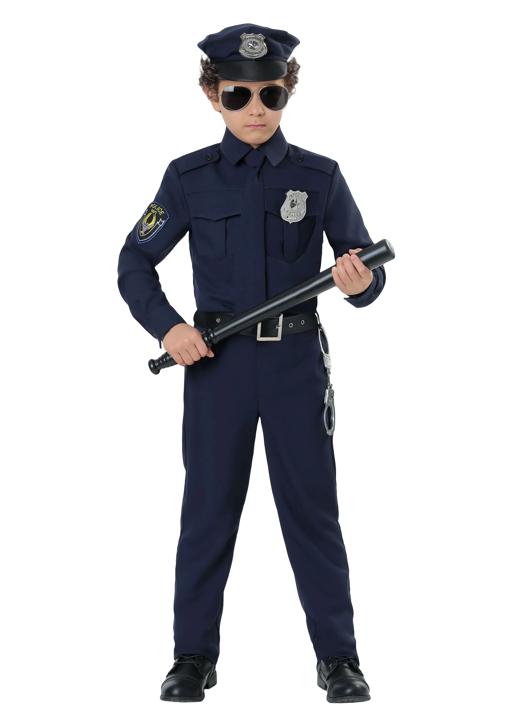 Boy's Cop Costume For Toddlers