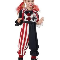 Creepy Clown Kid Costume For Toddlers