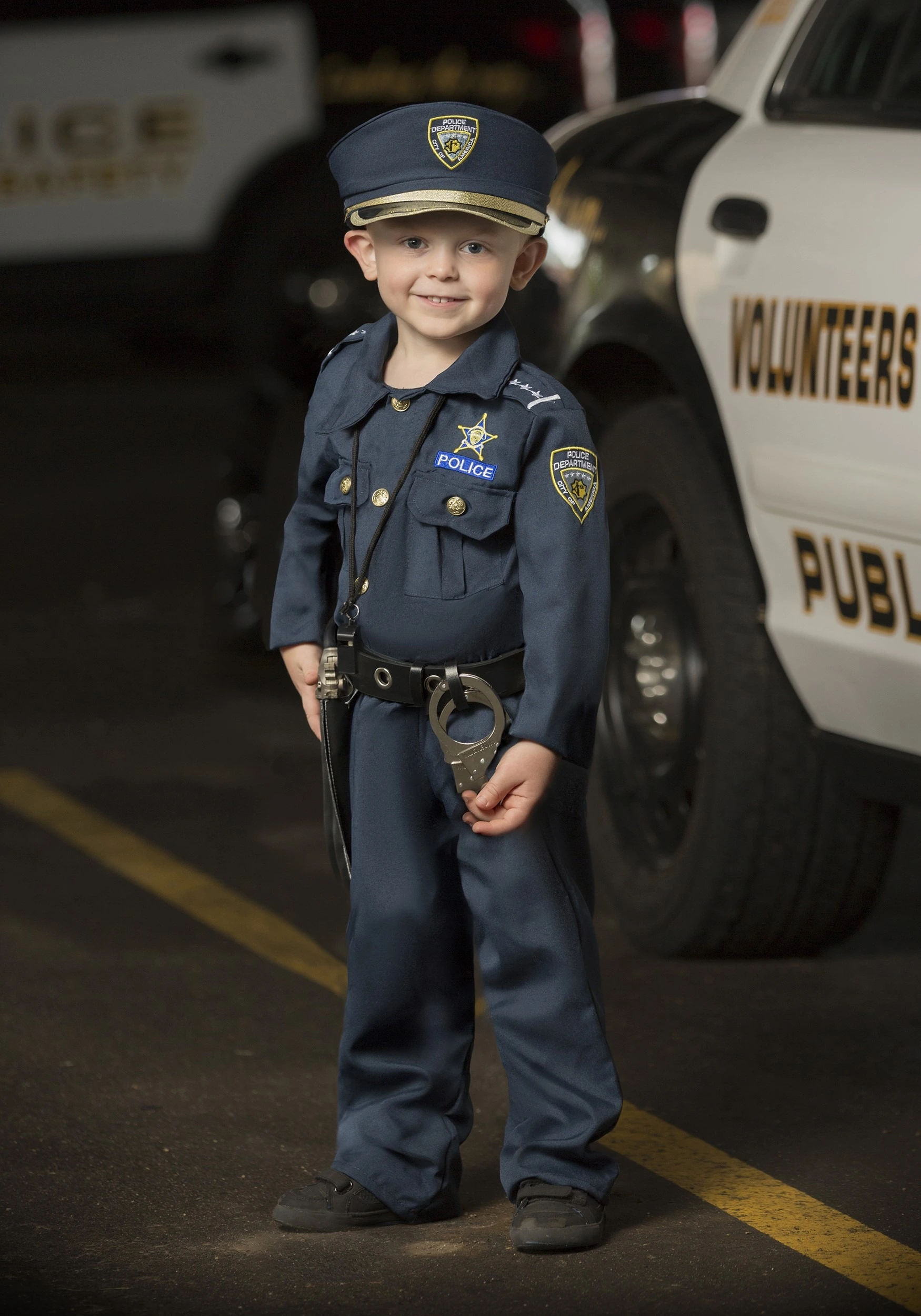 Toddler Deluxe Police Officer Costume - Image 2