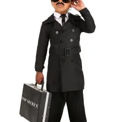 Boy's Secret Agent Man Costume For Toddlers