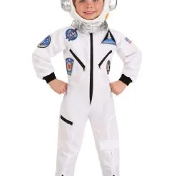 White Astronaut Jumpsuit Toddler Costume