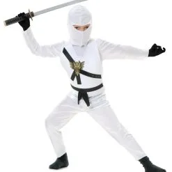 White Ninja Costume For Children
