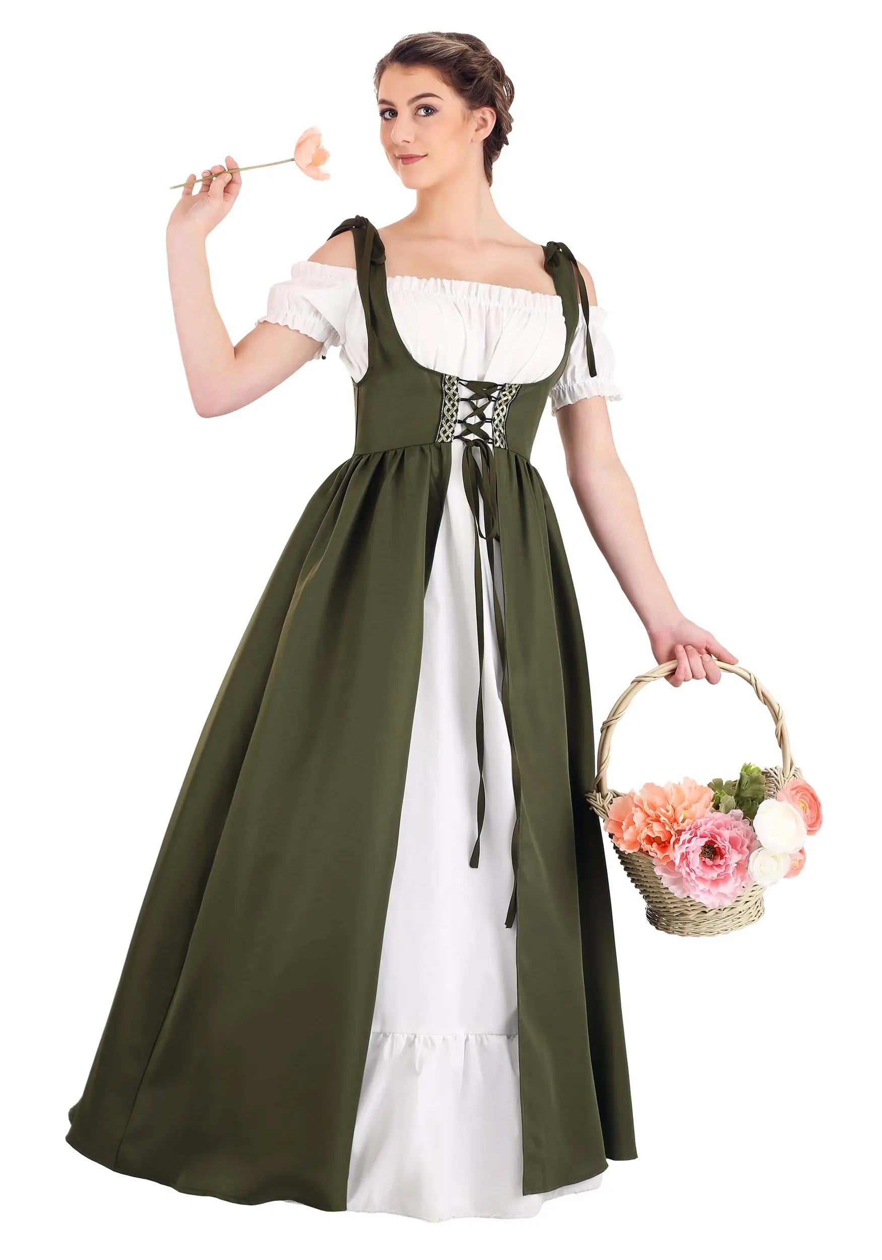 Celtic Renaissance Costume Dress For Women