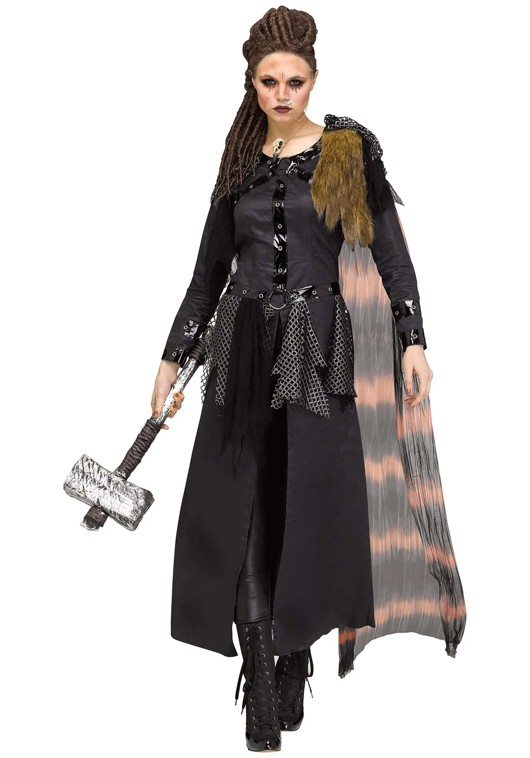 Dreaded Viking Wig For Women - Image 3