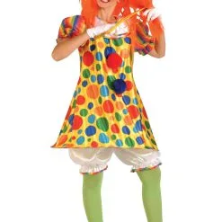 Giggles Hoop Skirt Womens Clown Costume