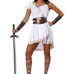 Olympian Warrior Costume For Women