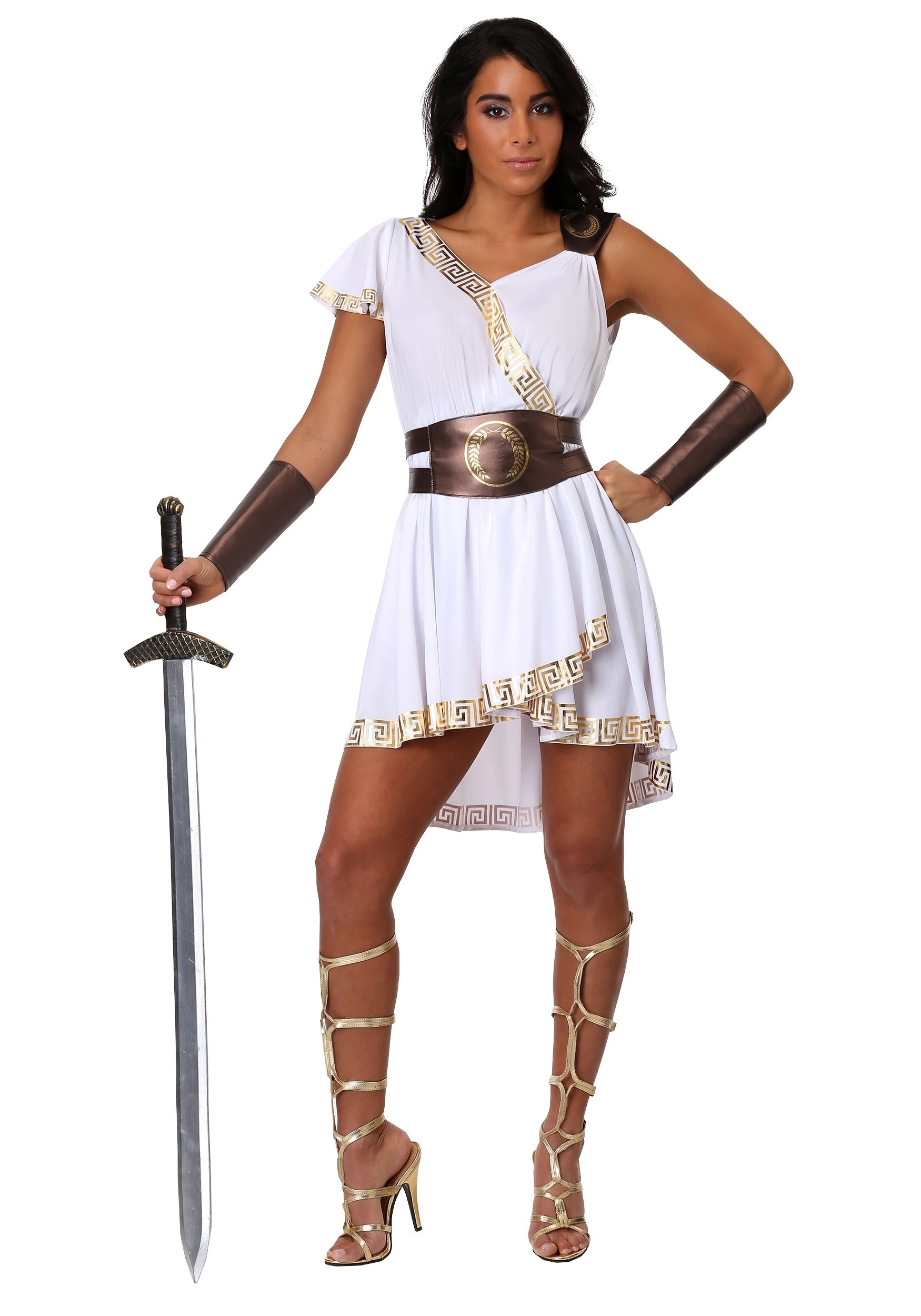 Olympian Warrior Costume For Women