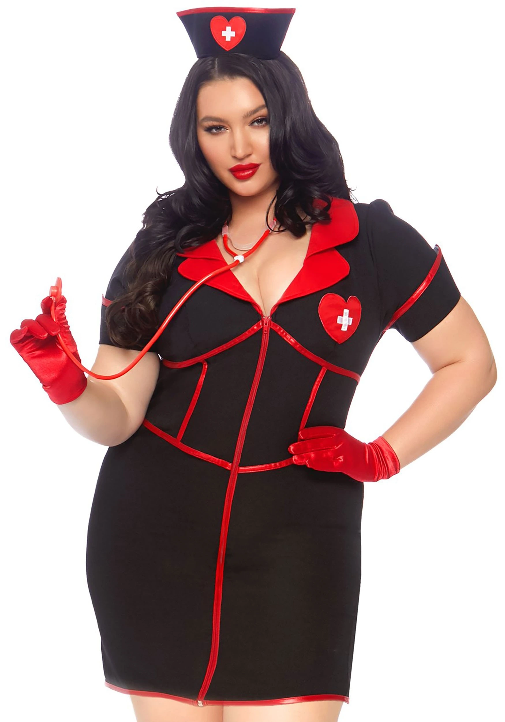 Plus Size Bedside Babe Women's Costume
