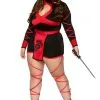 Plus Size Dragon Ninja Women's Costume