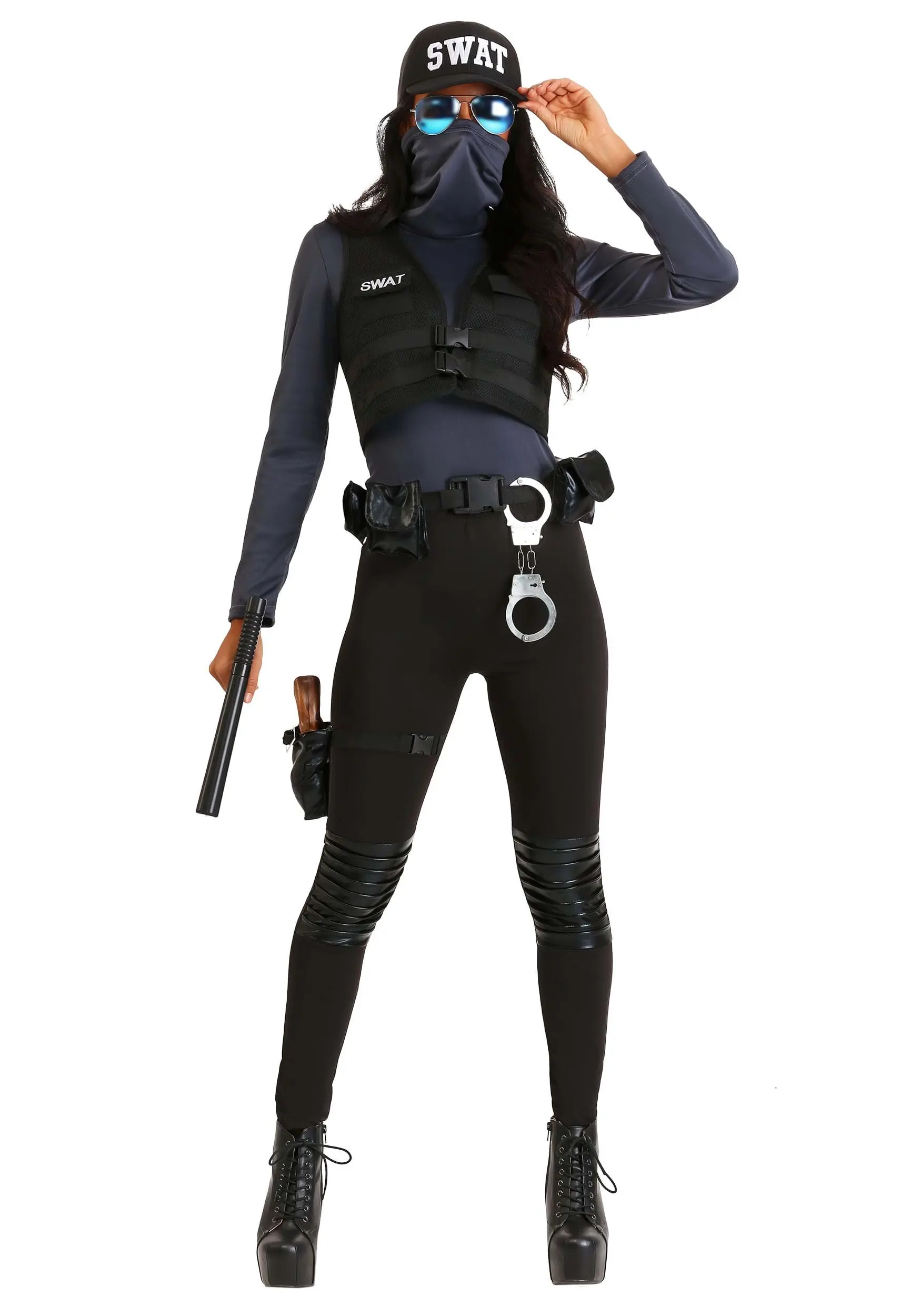 SWAT Babe Costume For Women - Image 3