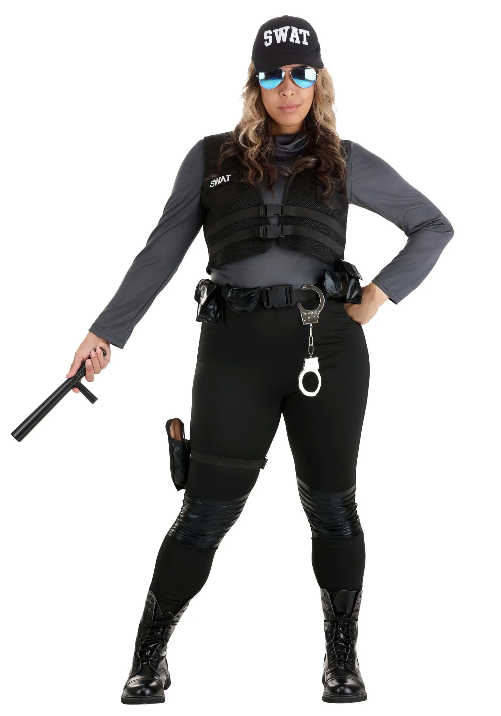 SWAT Babe Costume For Women - Image 4