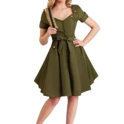 Vintage Combat Cutie Costume For Women